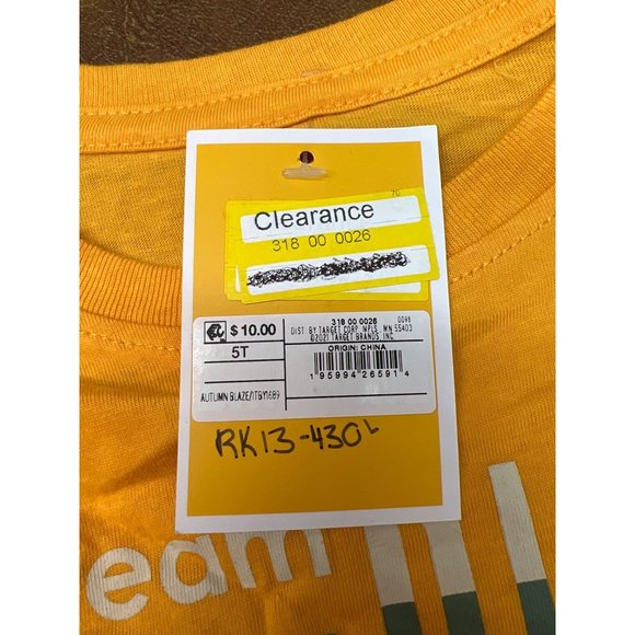 Latino Heritage Month Toddler Dream Big Long Sleeve T-Shirt Yellow Size 5T - Picture 6 of 7